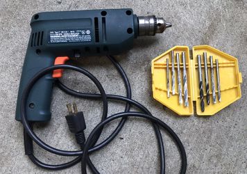 Wired Drill and A FREE Drill Set