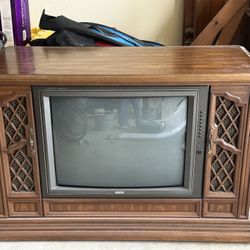 RCA console TV , Norway bed and dresser