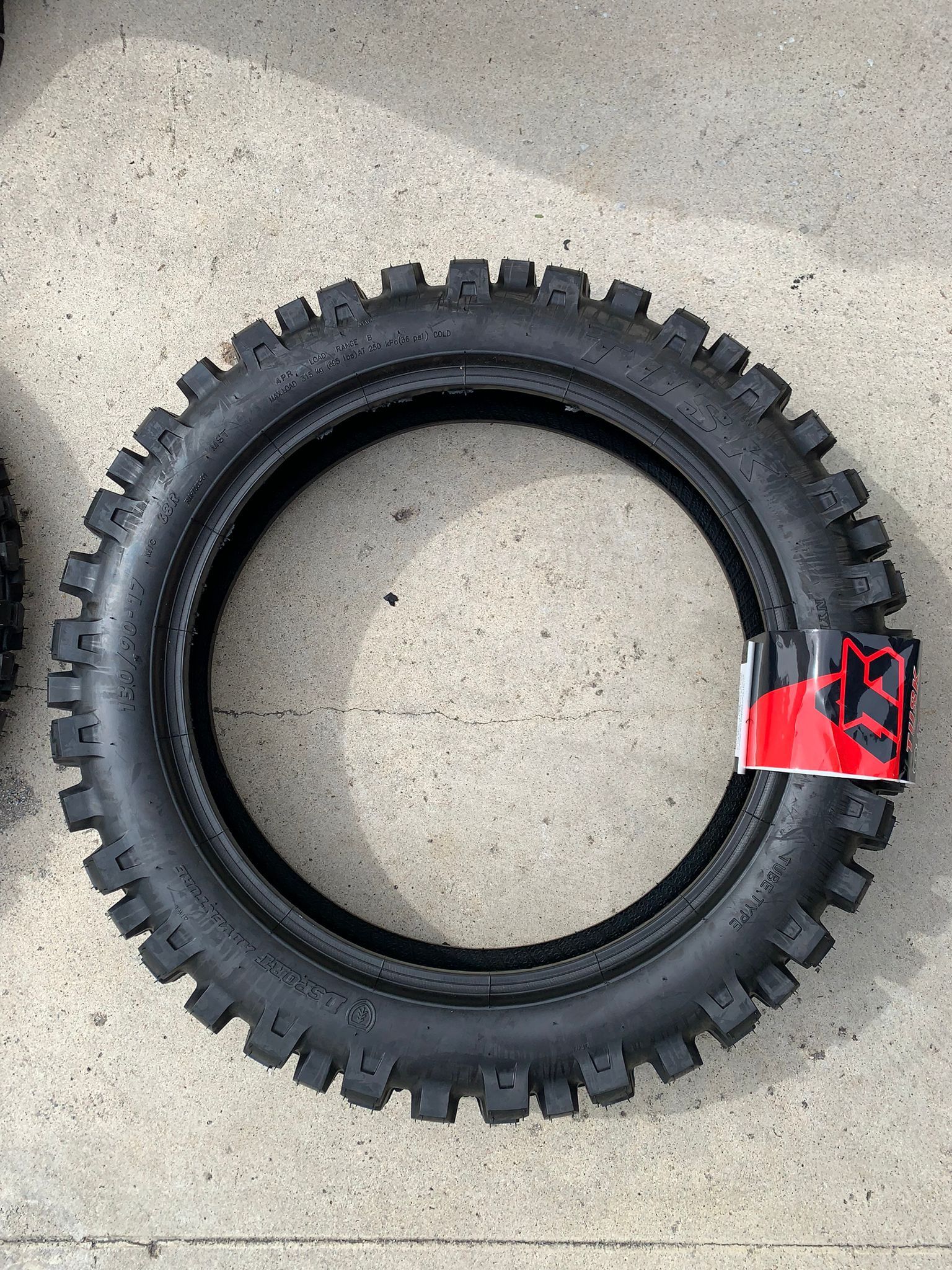 Tusk Dsport Adventure Tire Set Tube Type (90/9021 (54R)/130/9017 (68R)) for Sale in Los