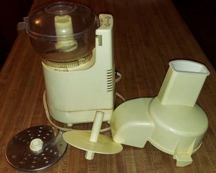 Vintage Electric Food Processor with Attachments