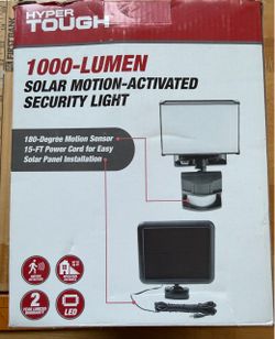 Hyper Tough 1000 Lumen Solar Motion Activated Security Light