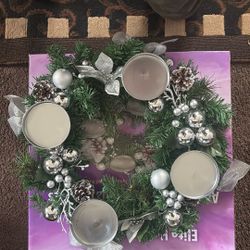 Wreath For Pillar Candles 
