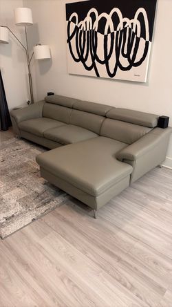 Leather Sectional / Couch