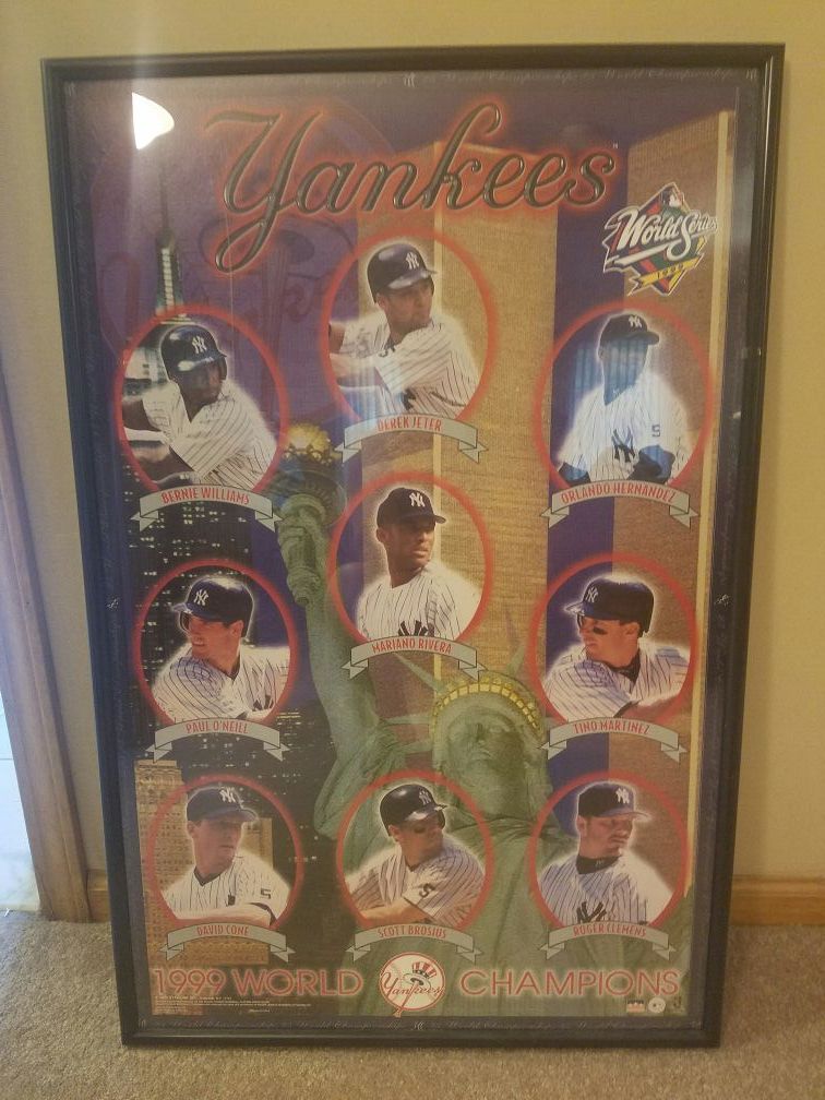 Yankee framed poster