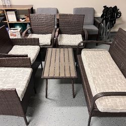 6 Piece Patio Furniture Set