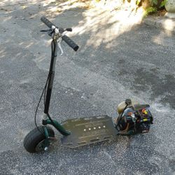 Goped Bigfoot Gas Scooter Go Ped Moped Motorized Go Kart Mini bike Minibike Pit Go kart Bicycle Big Foot ATV Quad Dirt Pocket Motorcycle 001