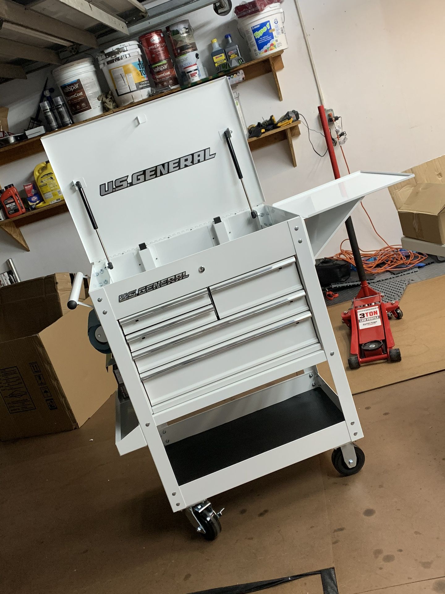US General 5-Drawer Mechanics Tool Cart Tool Box
