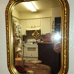 Vintage Dart (Syroco) Mirror 24.5" X 15" 