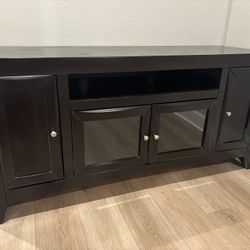 60” Dark Wood TV Stand / Media Console
