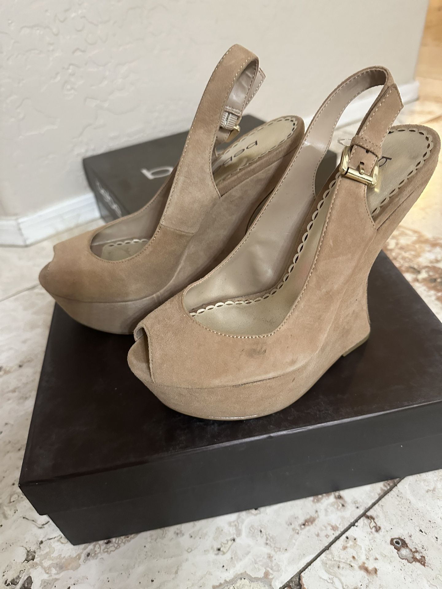 Wedge-heeled Sandals 
