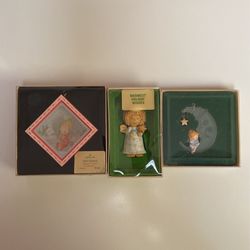 3 Vintage Hallmark Christmas Ornaments