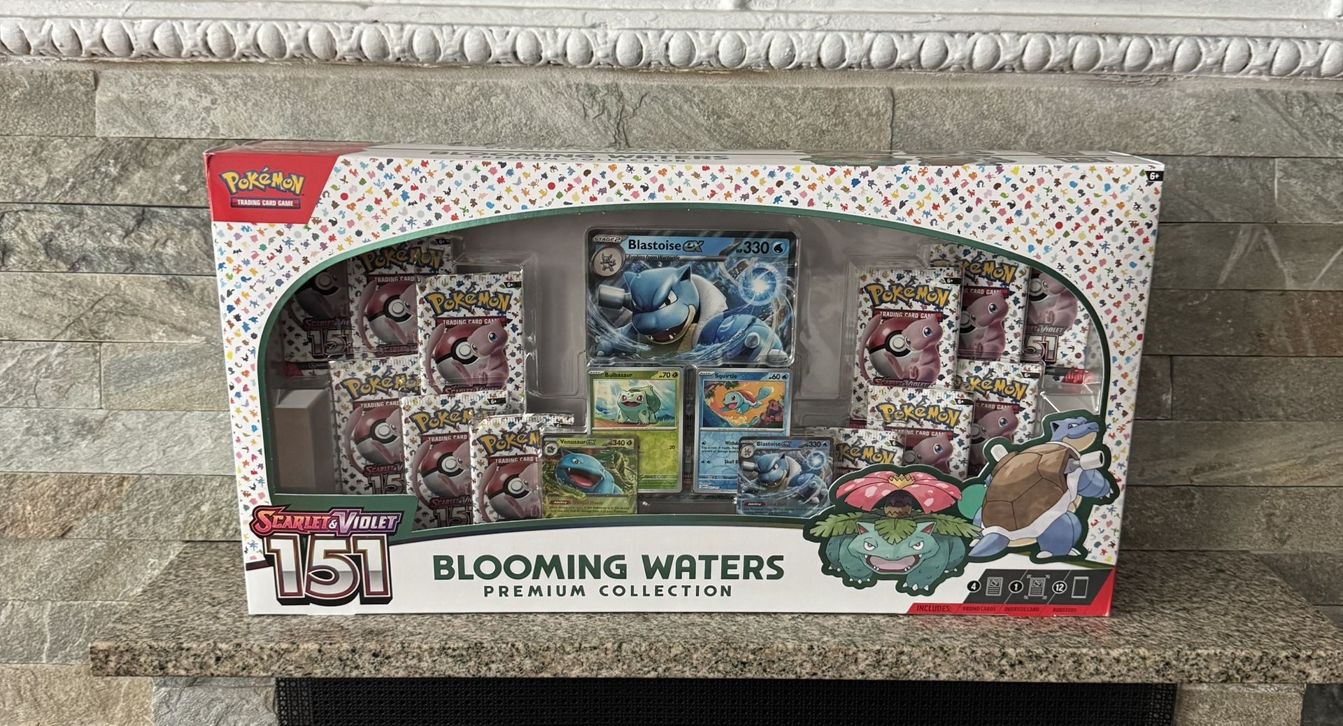 pokemon 151 blooming waters premium collection