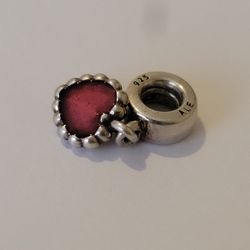Pandora Retired Heart Charm