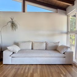 CB2 Algora 100" Sofa - Ivory/Cream