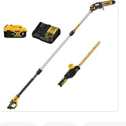 Dewalt 20v Pole Saw And Pole Hedge Trimmer Combo Kit