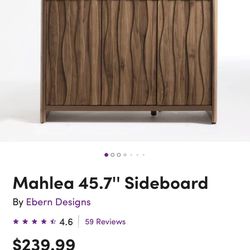 Mint in box sideboard with storage