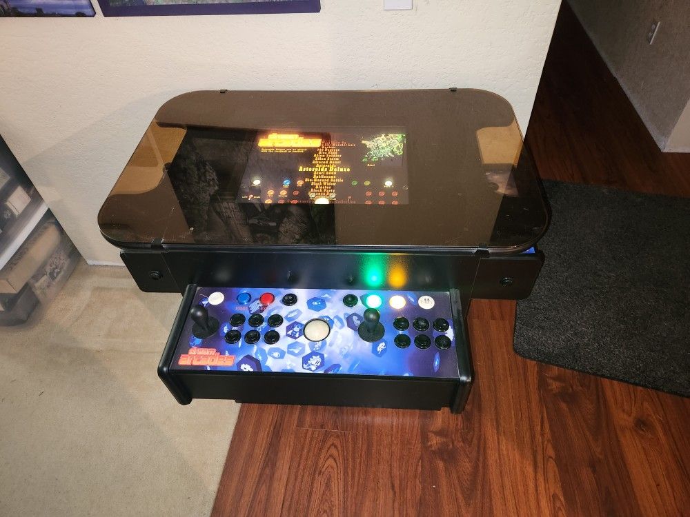 4 Player Tabletop Arcade And Music Jukebox With 500 Games