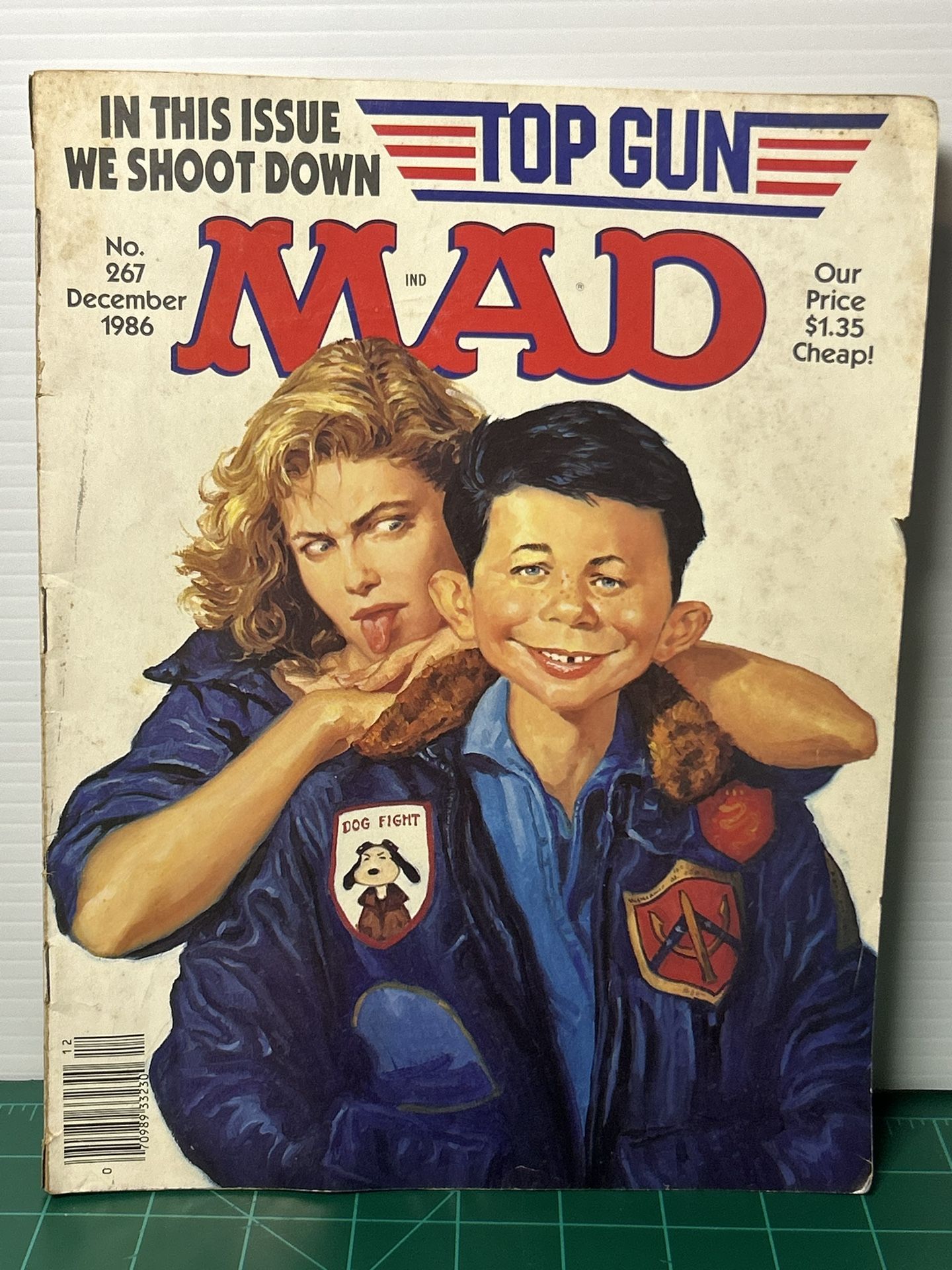Vintage Dec. 1986 MAD Magazine #267 Top Gun Satire