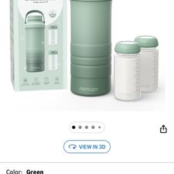 Momcozy 22oz Portable Breast Milk Cooler for Outdoor, Life Saver with 360° Total Cooling for 24 Hours, Larger Capacity Travel Breastmilk Chiller with 