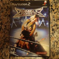 Rumble Roses PS2 Disc Like New Condition 