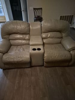 Leather couches