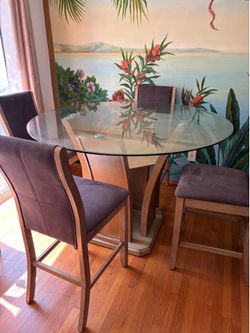 Dining room table and chairs