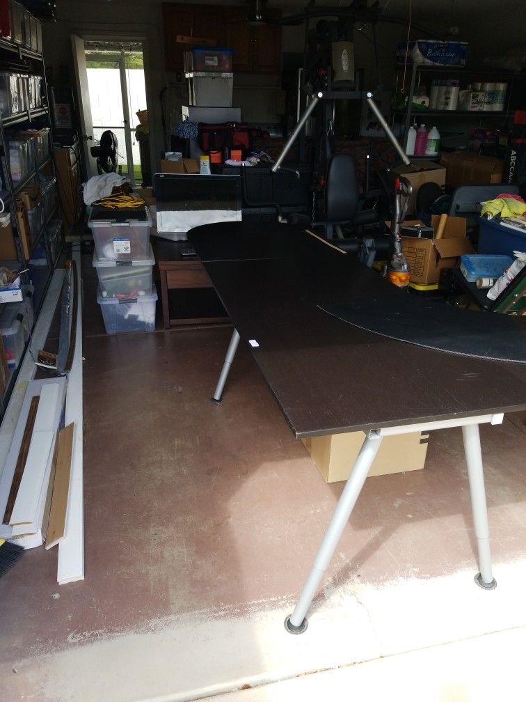 IKEA Galant Corner Desk With Extension Both Directions for Sale in