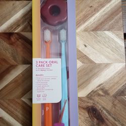 3 Pack Oral Care Set