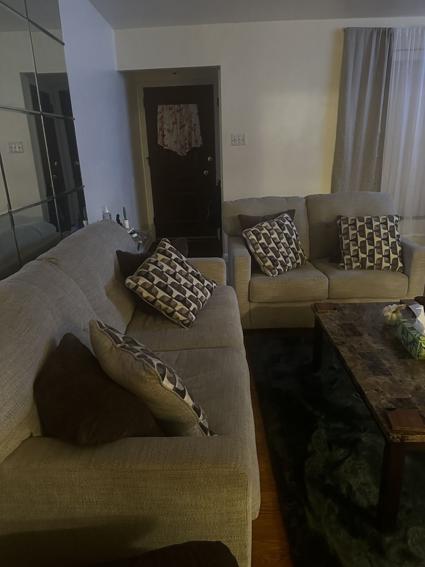 Ashley Furniture Sofa Set (Pillows Included)