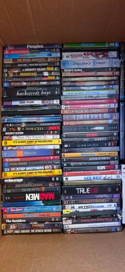 Over 200 dvds - need gone asap