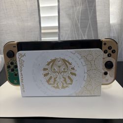 Nintendo Switch OLED Zelda Tears Of The Kingdom Bundle