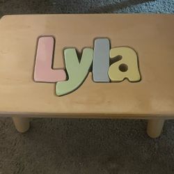 Kids Puzzle Stool- Lyla