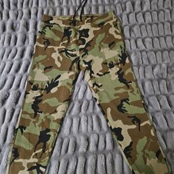 Mens Polo Jogger Pants Medium