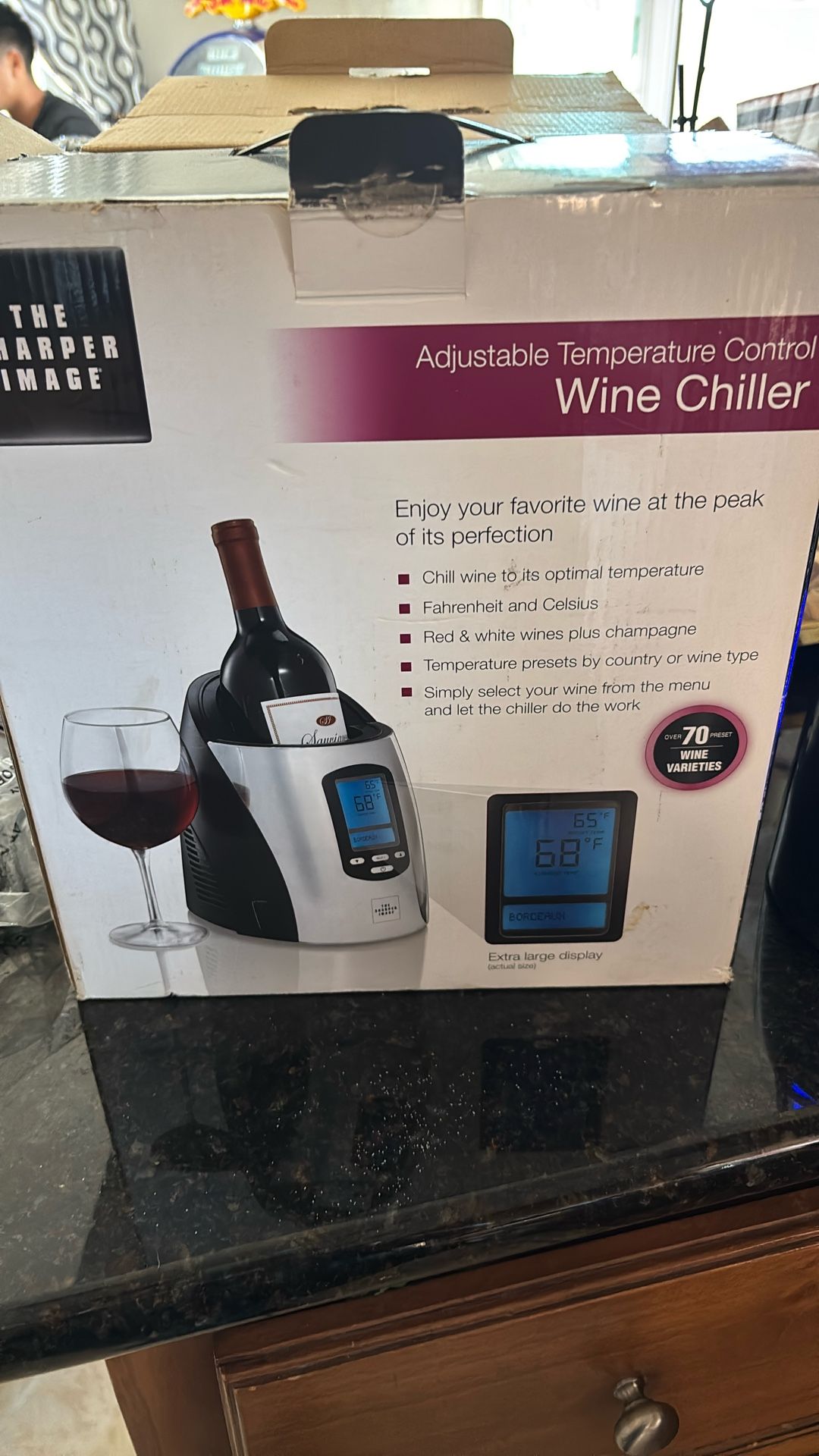 Wine Chiller with Display