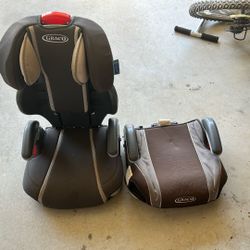 High Back Booster And Regular Booster Seat