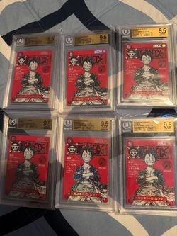 One Piece Monkey D. Luffy ST21-014 Magazine Vol.20 Promo Japanese BGS 9.5