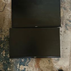 Two Acer Monitors 