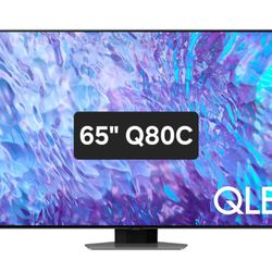 SAMSUNG 65" INCH QLED 4K SMART TV Q80C ACCESSORIES INCLUDED 