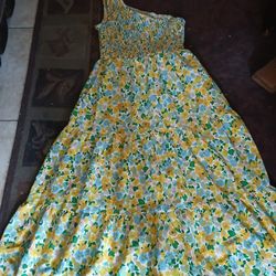 Woman's Summer One Shoulder Dress