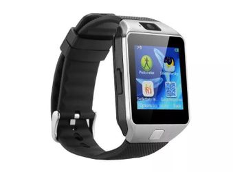 BRAND NEW IN BOX & PLASTIC~ (BLACK & STAINLESS STEEL) BLUETOOTH SMART WATCH
