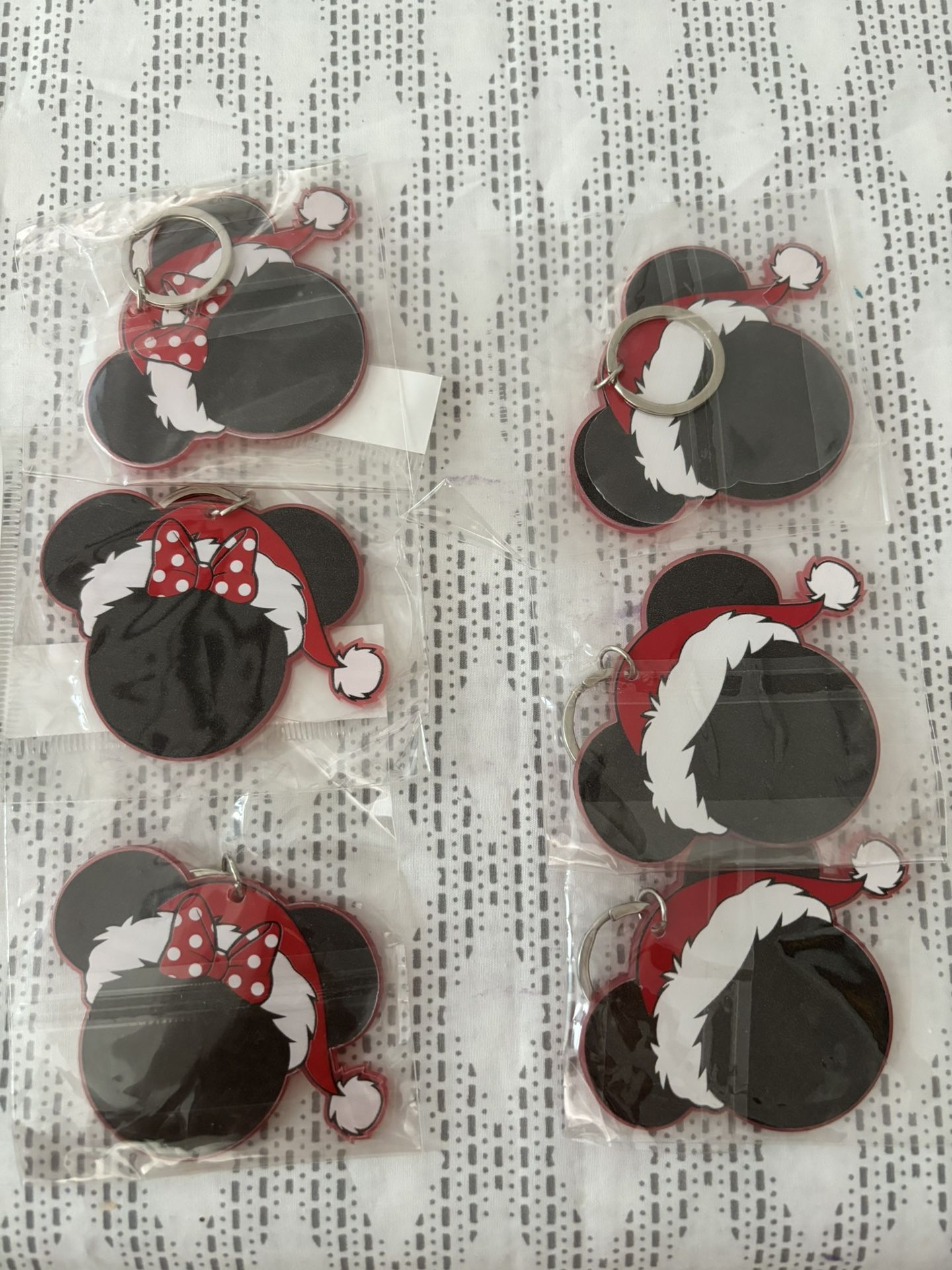 Mickey & Minnie Acrylic Ornaments And Dog Bone Ornaments