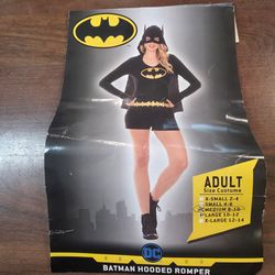 Batgirl Hooded Costume size Medium with accessories