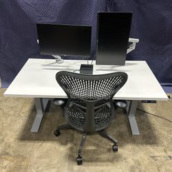 Herman Miller JRB Studio 60x30” & 60x24 Standing Desk! We Also Have Chairs, Monitor Arms, Monitors And More’ 