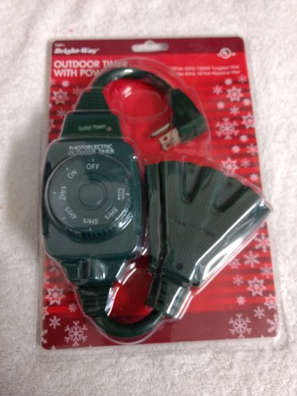 Outdoor Timer With Power Block