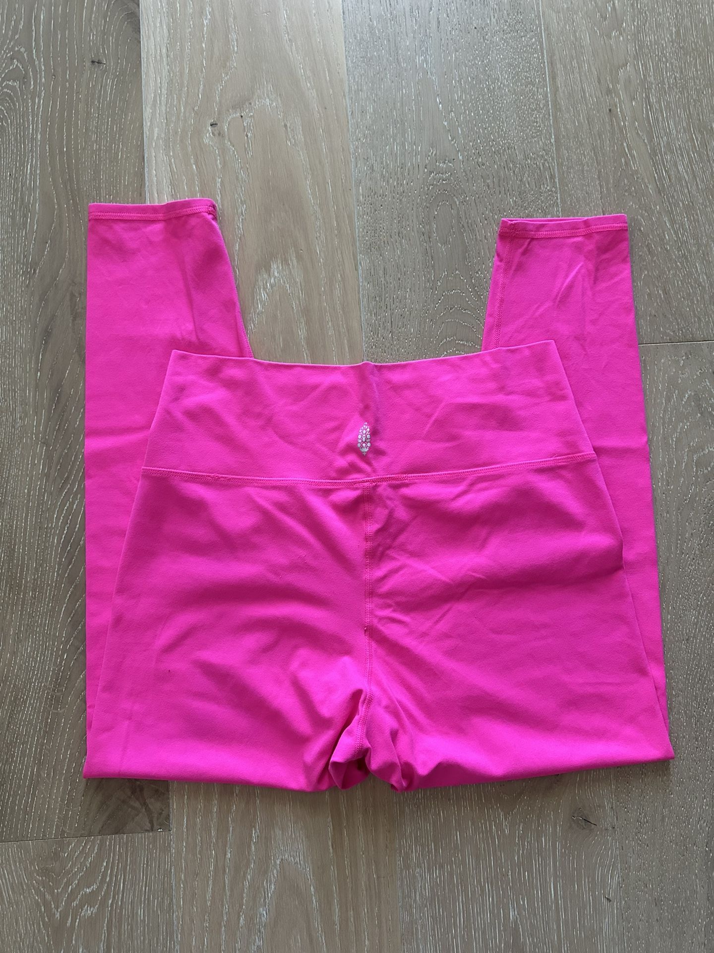 Free People Movement Hot Pink Leggings Size Medium