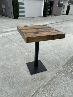 Bar Style Wooden Table