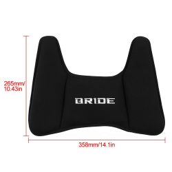 BRAND NEW 1PCS BRIDE Black Racing Bucket Seat Cover Protect H Type Waist Lumber Pad Rest Cushion