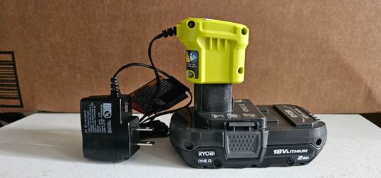 Ryobi 2Ah battery and charger