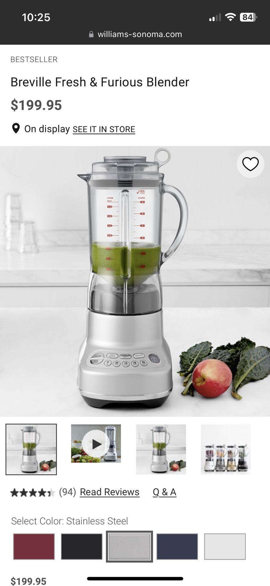 Breville Blender (50fl Oz) Like New! for Sale in Phoenix, AZ - OfferUp