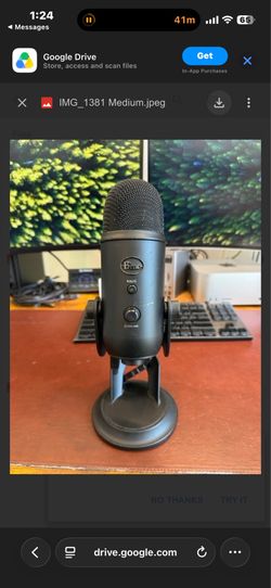 Blue Yeti USB Microphone- Black Out Edition